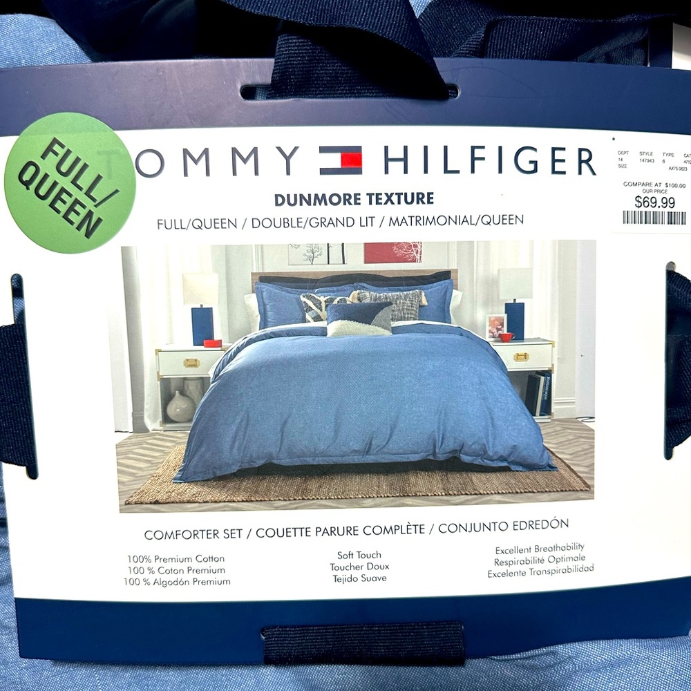 Comforter set Tommy Hilfiger 100% cotton